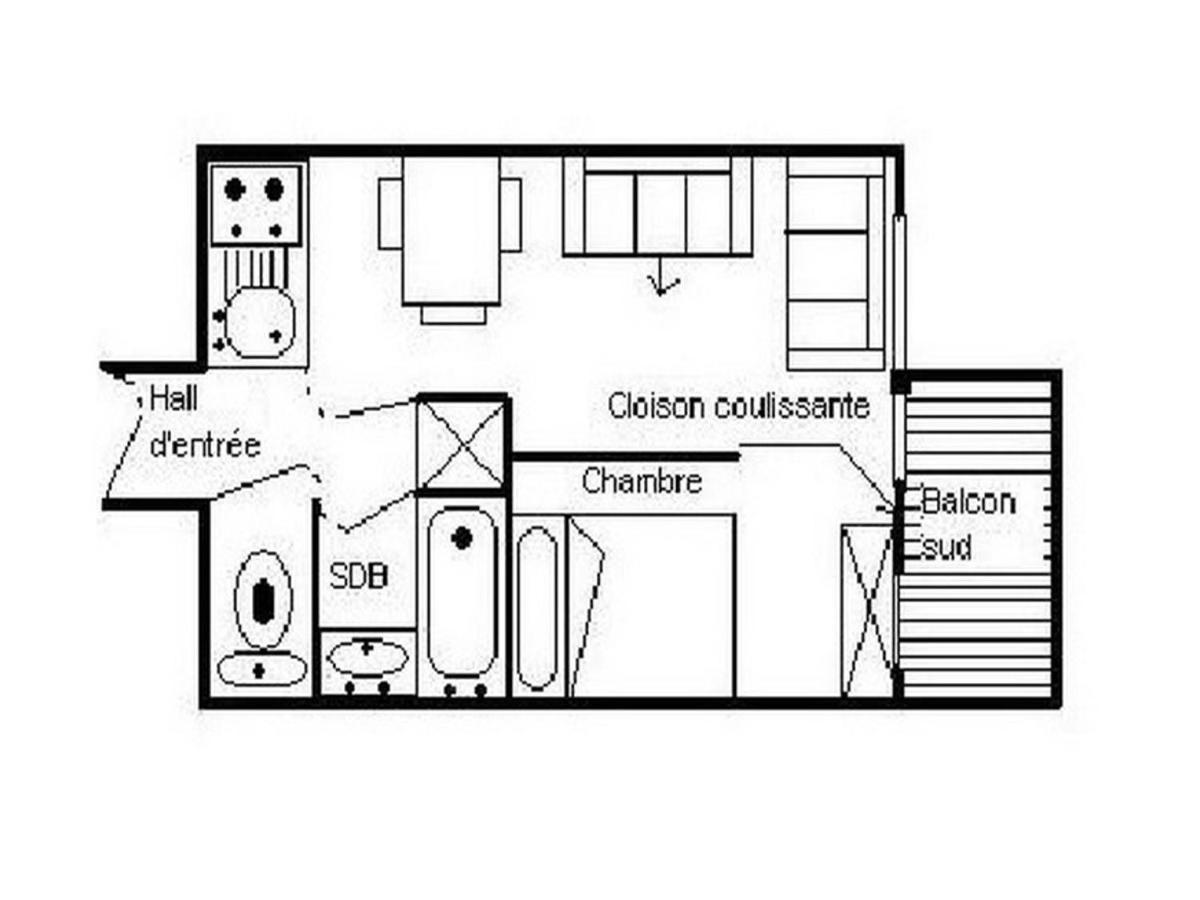 Appartement Cosy Renove 2 Pieces - Skis Aux Pieds - Balcon Sud-Ouest - Centre Resort - Fr-1-344-877 Saint-Martin-de-Belleville Exterior foto